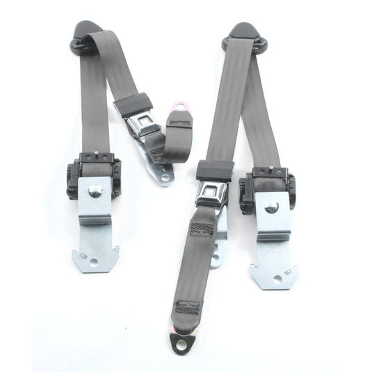 Seatbelt Solutions Front Push Button 3 Point Retractable Belts for 84-96 Jeep Cherokee XJ 4 Door