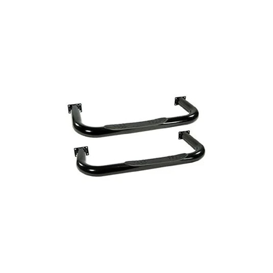 Rugged Ridge 11590.01 Side Step Bars in Gloss Black for 76-83 Jeep CJ-5