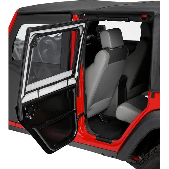 Load image into Gallery viewer, Bestop 51804-01 HighRock 4x4 Element Rear Door Enclosure Kit for 07-18 Jeep Wrangler Unlimited JK 4 Door
