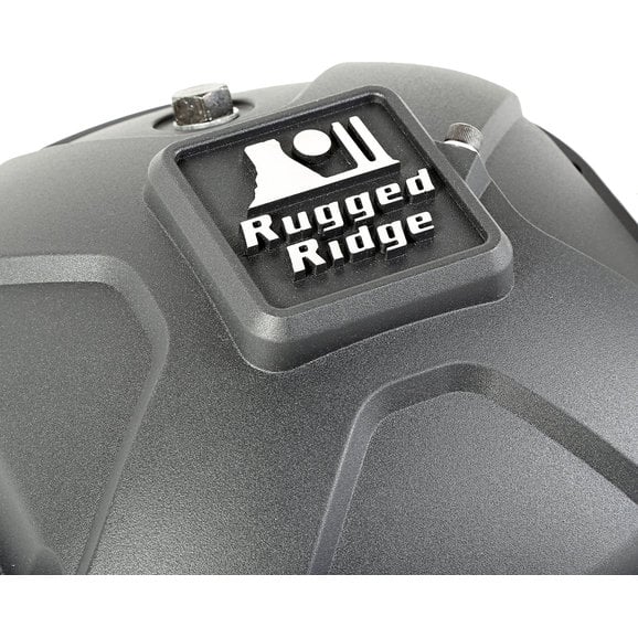 Load image into Gallery viewer, Rugged Ridge 16595.13 Boulder Aluminum Differential Cover in Black for Dana 30 Axle Assemblies
