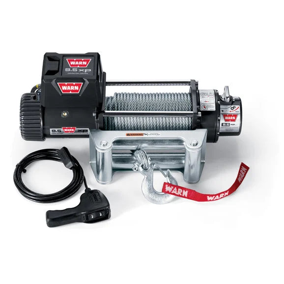 WARN 68500 9.5xp Self-Recovery Winch with 100' Wire Rope and Roller Fairlead