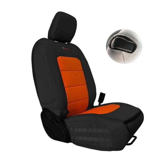 Bartact Mil-Spec Super Front Seat Covers for 18-23 Jeep Wrangler JL 2-Door