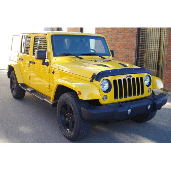 Load image into Gallery viewer, Focus Auto Design Inc. Tough Guard Hood Protection for 07-18 Jeep Wrangler JK
