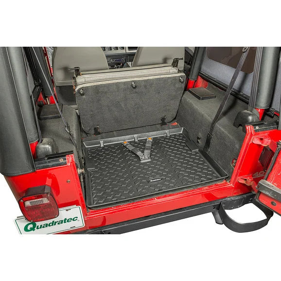 Load image into Gallery viewer, Quadratec Front &amp; Cargo Floor Liners for 76-95 Jeep CJ &amp; Wrangler YJ
