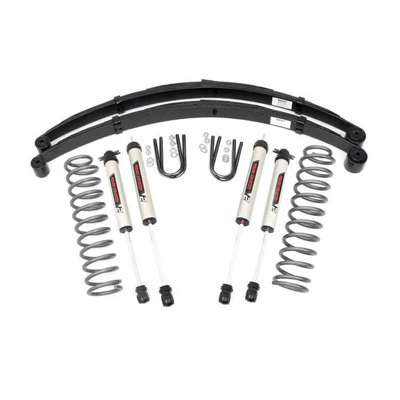 Load image into Gallery viewer, Rough Country 3in Leaf Spring Lift Kit for 84-01 Jeep Cherokee XJ
