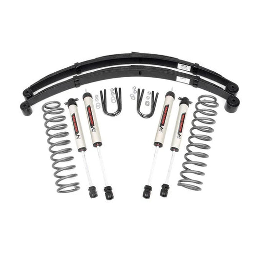 Rough Country 3in Leaf Spring Lift Kit for 84-01 Jeep Cherokee XJ