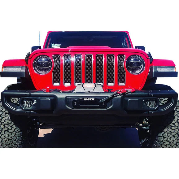 Load image into Gallery viewer, American Trail Products 36180001 Winch Mount Plate for 18-20 Jeep Wrangler JL &amp; Gladiator JT Rubicon
