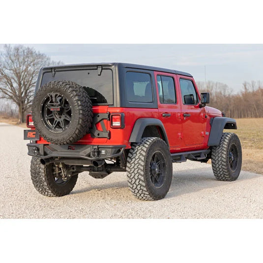 Rough Country 10648 Tubular Rear Bumper for 18-24 Jeep Wrangler JL