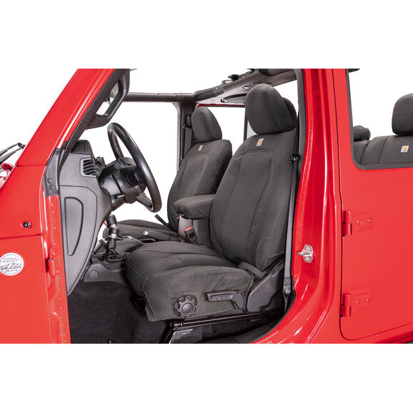 Load image into Gallery viewer, Covercraft Carhartt Super Dux PrecisionFit Custom Seat Covers for 18-24 Jeep Wrangler JL &amp; Gladiator JT
