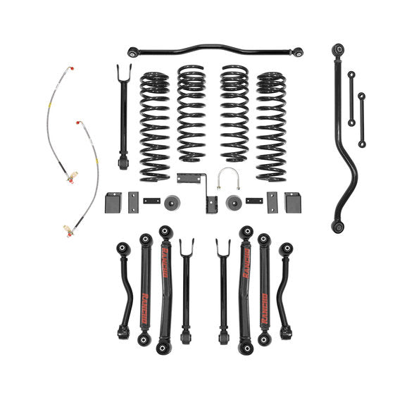 Rancho RS66114B 4in Crawler Short Arm Lift Kit for 07-18 Jeep Wrangler JK