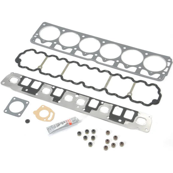 Crown Automotive 5012365AD Upper Valve Grind Gasket Set for 99-06 Jeep Vehicles with 4.0L 6 Cylinder Engine