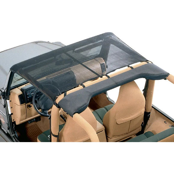 Vertically Driven Products 5575JKB KoolBreez Brief Top in Black for 55-75 Jeep CJ-5