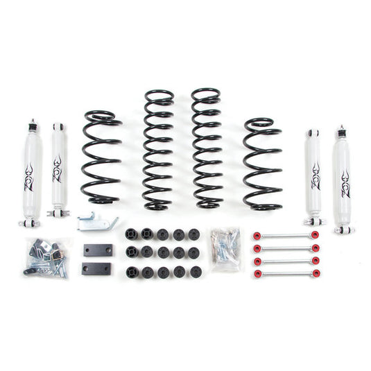 Zone Offroad Products 4.25" Combo Lift Kit for 97-06 Jeep Wrangler and Wrangler Unlimited TJ