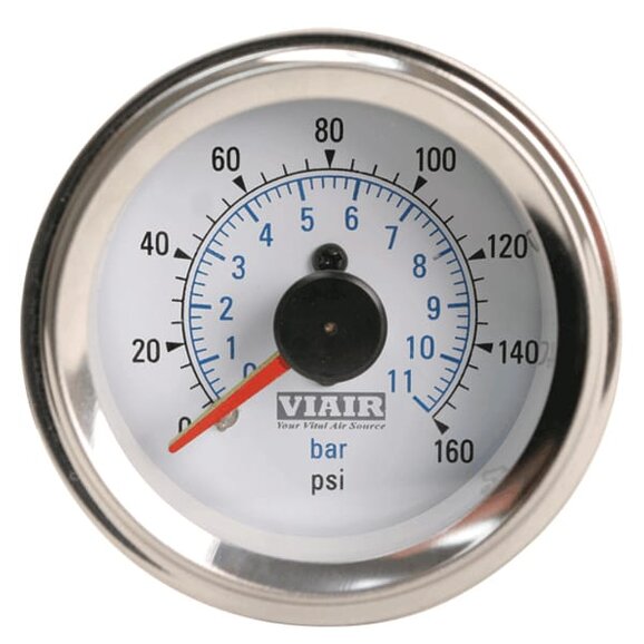 Load image into Gallery viewer, Viair 2&quot; Dual Needle Gauge with Illuminated Face
