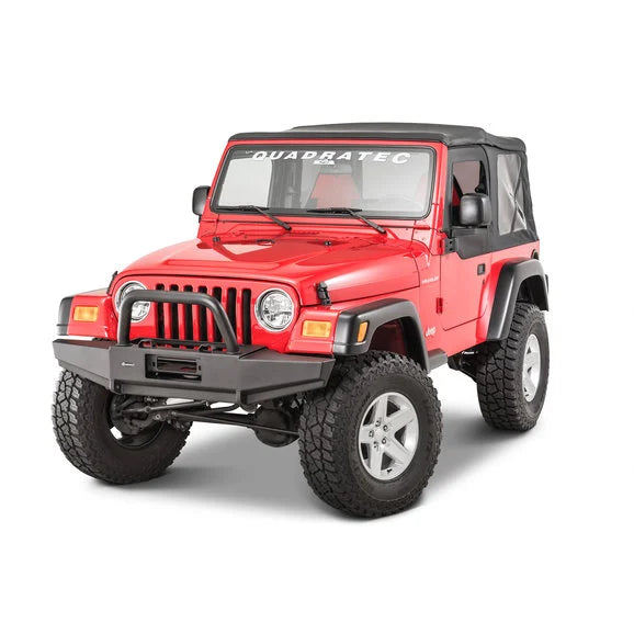 Load image into Gallery viewer, Quadratec Winch Ready Bull Bar Front Bumpers for 97-06 Jeep Wrangler TJ &amp; Unlimited
