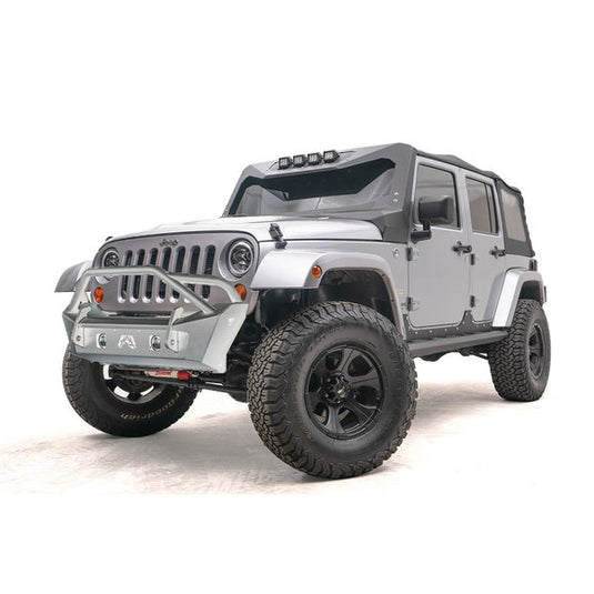 Fab Fours Front Stubby Bumper for 07-18 Jeep Wrangler JK