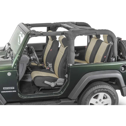 Diver Down Front and Rear Neoprene Seat Covers for 07-18 Wrangler JK 2 Door