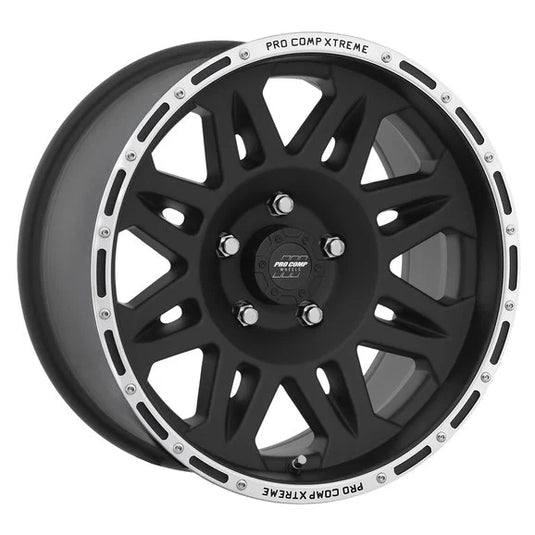 Pro Comp Series 05 Black with Machined Bead for 07-24 Jeep Wrangler JL, JK & Gladiator JT