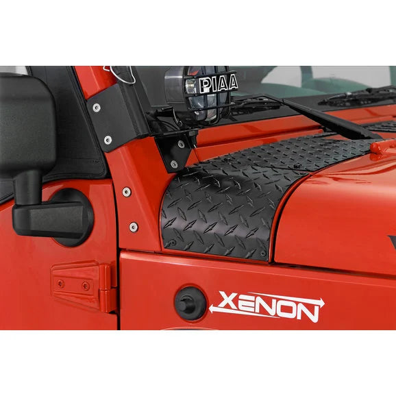 Load image into Gallery viewer, Warrior Products Outer Cowl Covers for 07-18 Jeep Wrangler JK
