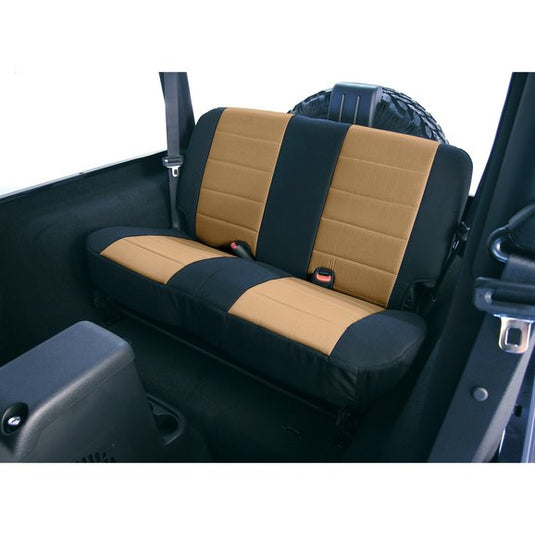 Rugged Ridge Neoprene Custom-Fit Rear Seat Cover for 80-95 Jeep CJ-5, CJ-7, CJ-8 Scrambler & Wrangler YJ