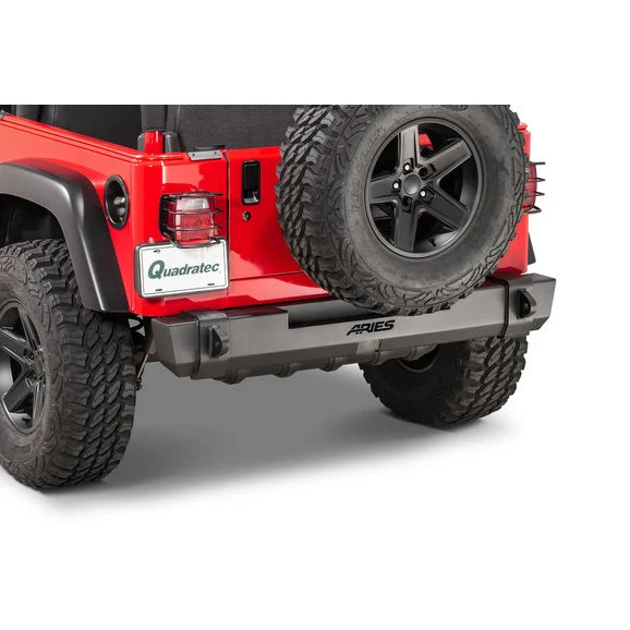 Load image into Gallery viewer, Aries 2157001 Rear TrailCrusher Bumper for 97-06 Jeep Wrangler TJ
