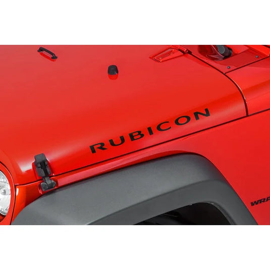 Mopar "Rubicon" Hood Decal for 07-18 Jeep Wrangler JK