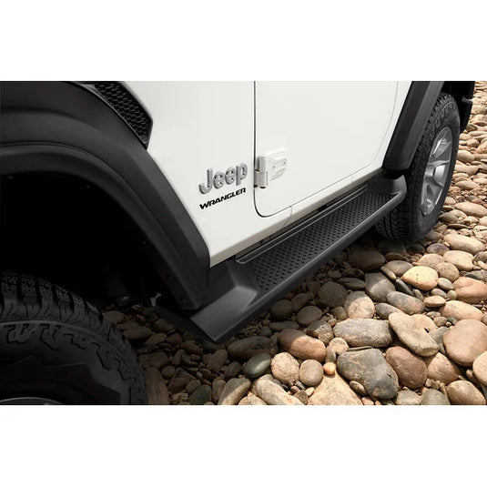 Mopar 82215145AB Production Style Side Steps for 18-24 Jeep Wrangler JL 2 Door