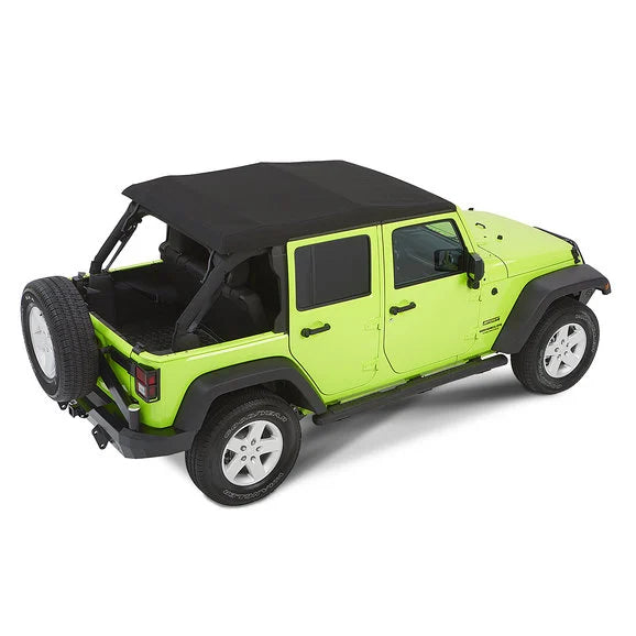 Load image into Gallery viewer, Bestop 54923-35 Trektop NX Glide Soft Top in Black Diamond for 07-18 Jeep Wrangler JK 4 Door
