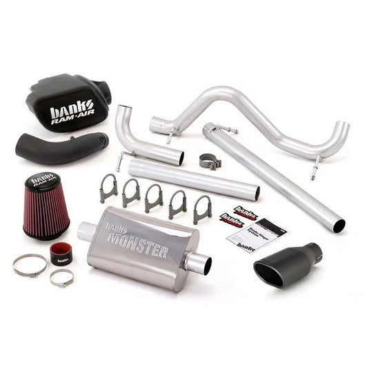 Banks Power Stinger Exhaust System for 07-11 Jeep Wrangler Unlimited JK 4 Door with 3.8L