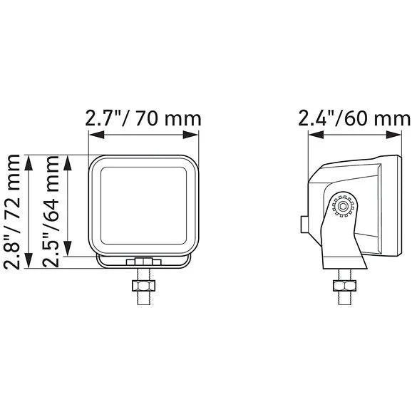 Load image into Gallery viewer, Hella Black Magic LED Cube Light Kit
