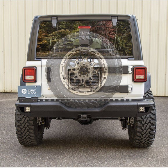 Load image into Gallery viewer, Aries 2563001 Heavy Duty Spare Tire Carrier for 18-24 Jeep Wrangler JL
