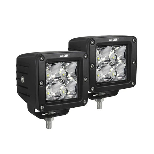 Westin HyperQ LED Auxiliary Cube Light Pair