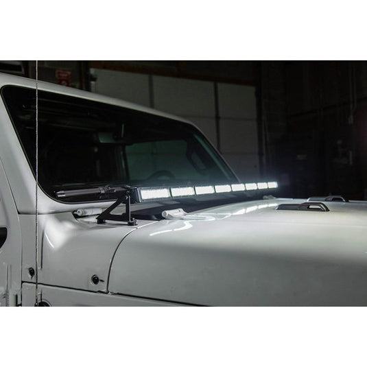 Diode Dynamics Hood Mounted 50" LED Light Bar Kit for 18-24 Jeep Wrangler JL & Gladiator JT