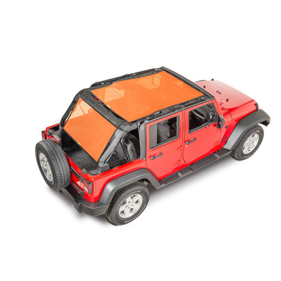 Load image into Gallery viewer, Dirtydog 4X4 Safari &amp; Cargo Sun Screen for 07-18 Jeep Wrangler Unlimited JK 4 Door
