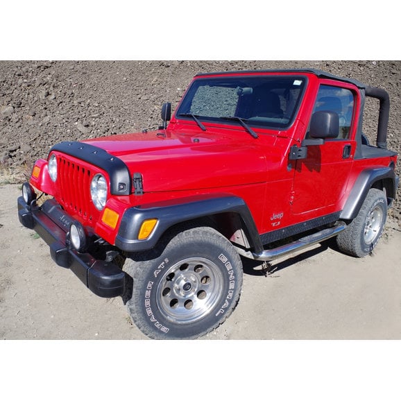 Load image into Gallery viewer, Focus Auto Design Inc. Tough Guard Hood Protection for 96-06 Jeep Wrangler TJ
