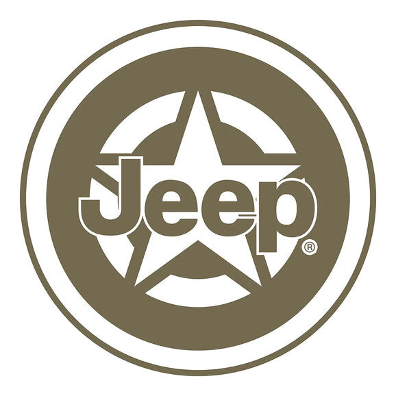 Load image into Gallery viewer, Jeep Merchandise 4&quot; Jeep Logo Circle Jeep Sticker
