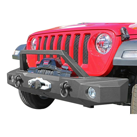 Load image into Gallery viewer, Rampage Products 99512 TrailGuard Front Bumper with Recessed Winch Mount for 18-20 Jeep Wrangler JL
