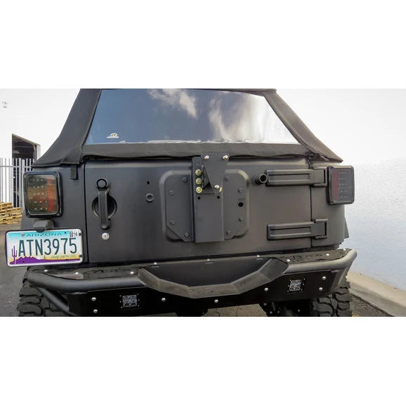 Load image into Gallery viewer, ADD Offroad T95910NA01NA Venom Rear Tire Carrier for 07-18 Jeep Wrangler JK
