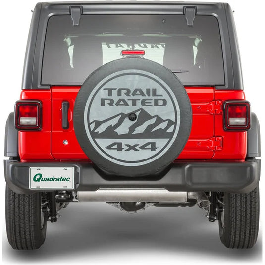 Mopar 82215438 Trail Rated Spare Tire Cover for 18-20 Jeep Wrangler JL