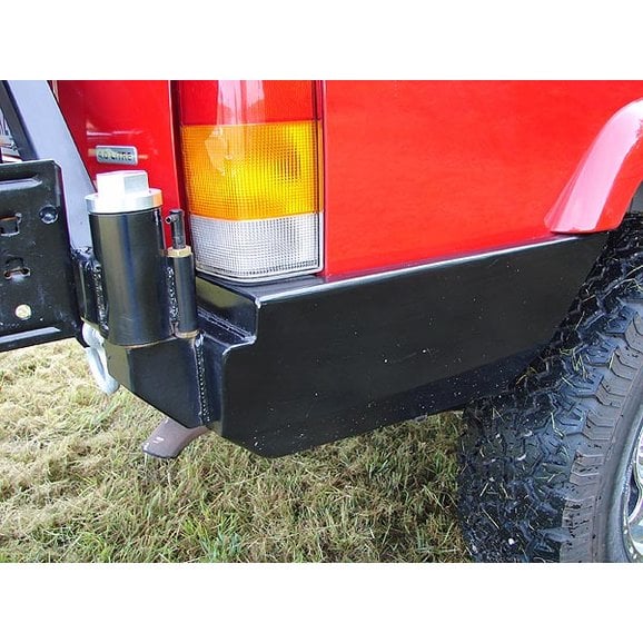 Load image into Gallery viewer, Rock Hard 4X4 RH1013 Rear Bumper/Tire-Carrier in Black for 84-01 Jeep Cherokee XJ
