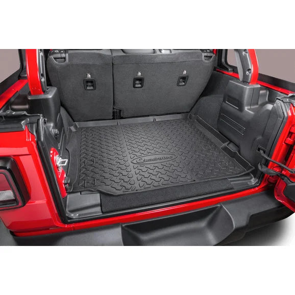 Quadratec Ultimate All Weather Rear Cargo Liner for 18-23 Jeep Wrangler JL Unlimited