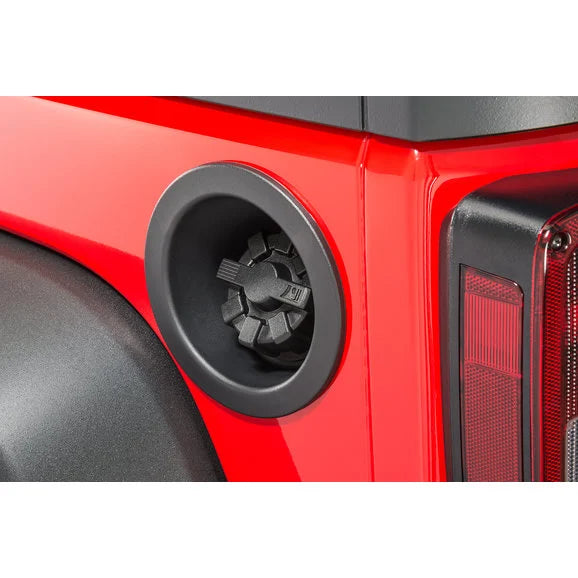 Rugged Ridge Aluminum Elite Fuel Cap for 01-18 Jeep Wrangler TJ & JK