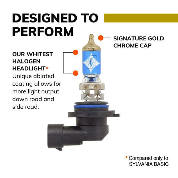 Load image into Gallery viewer, Sylvania 9006SZG.PB2 #9006 SilverStar zXe Gold Halogen Headlight Bulb 2 Pack
