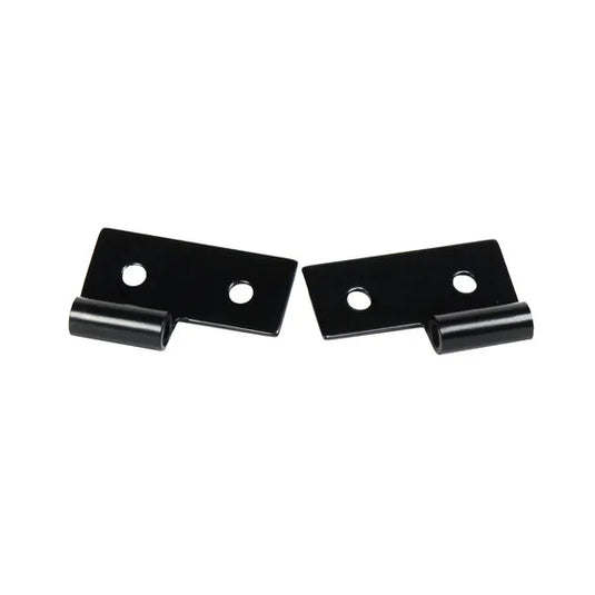 Kentrol Stainless Steel Lower Door Hinge Brackets for 76-06 Jeep CJ & Wrangler YJ, TJ, Unlimited