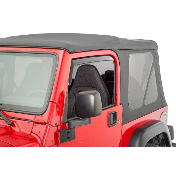 AVS 192054 In-Channel Ventvisor in Smoke for 97-06 Jeep Wrangler TJ & Unlimited