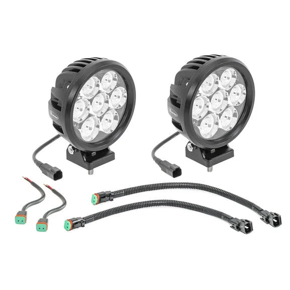 Load image into Gallery viewer, Quadratec Premium LED Projector Beam Headlights for 55-86 Jeep CJ &amp; 97-06 Wrangler TJ
