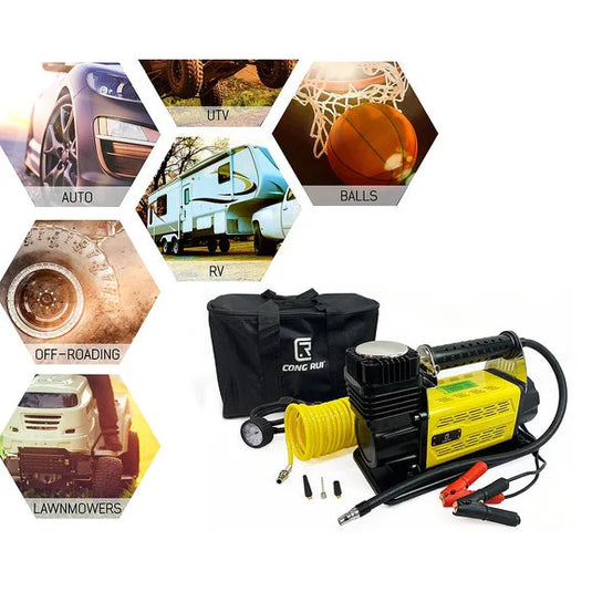 Up Down Air 12089917 Single Motor Air Compressor System 5.6-CFM Includes Storage Bag, Hose, and Attachments