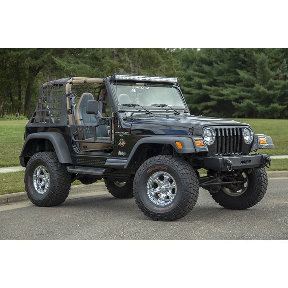 Load image into Gallery viewer, Aries 1500100 Front Tube Doors for 97-06 Jeep Wrangler TJ
