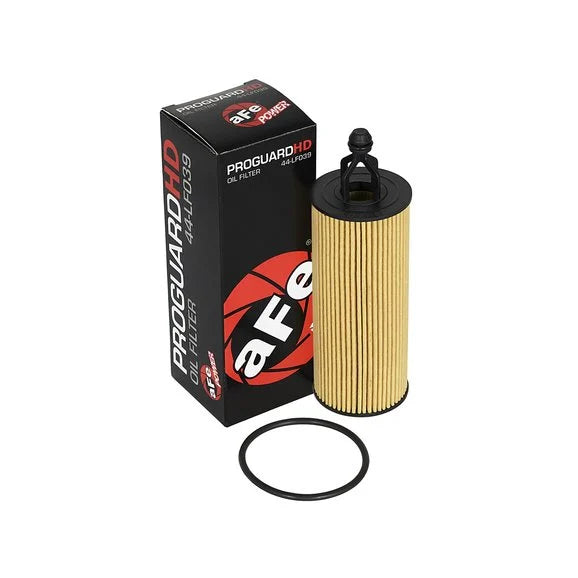 Load image into Gallery viewer, aFe Power 44-LF039-MB Pro Guard HD Oil Filter for 14-24 Jeep Wrangler JL, JK &amp; Gladiator JT
