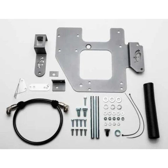 Up Down Air 22-7810 Engine Mount for ARB Dual Air Compressor- Gray for 07-18 Jeep Wrangler JK